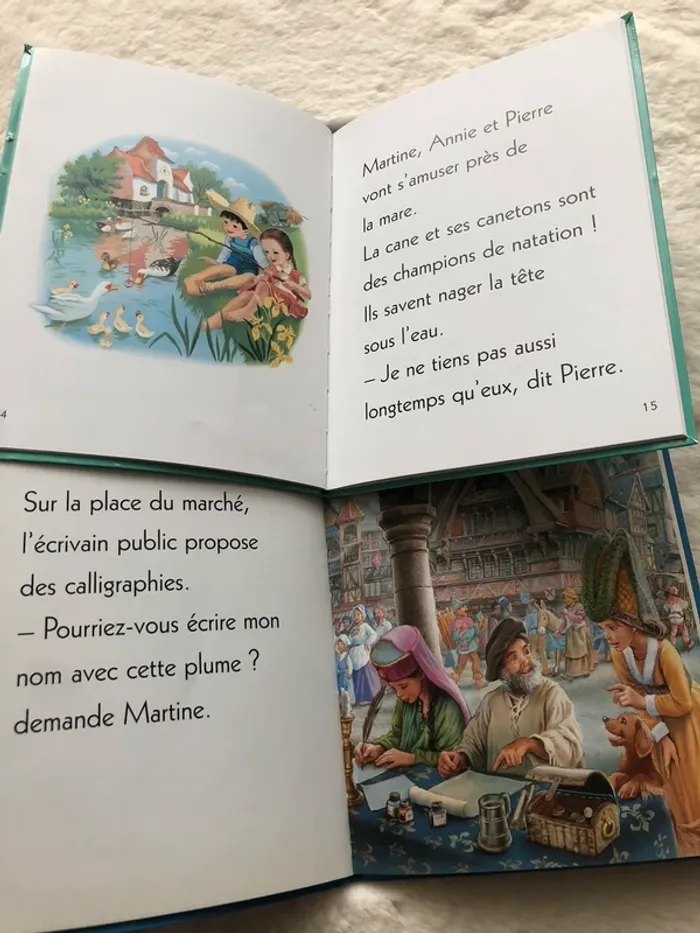 Lot 2 livres Martine - je commence à lire - photo numéro 3