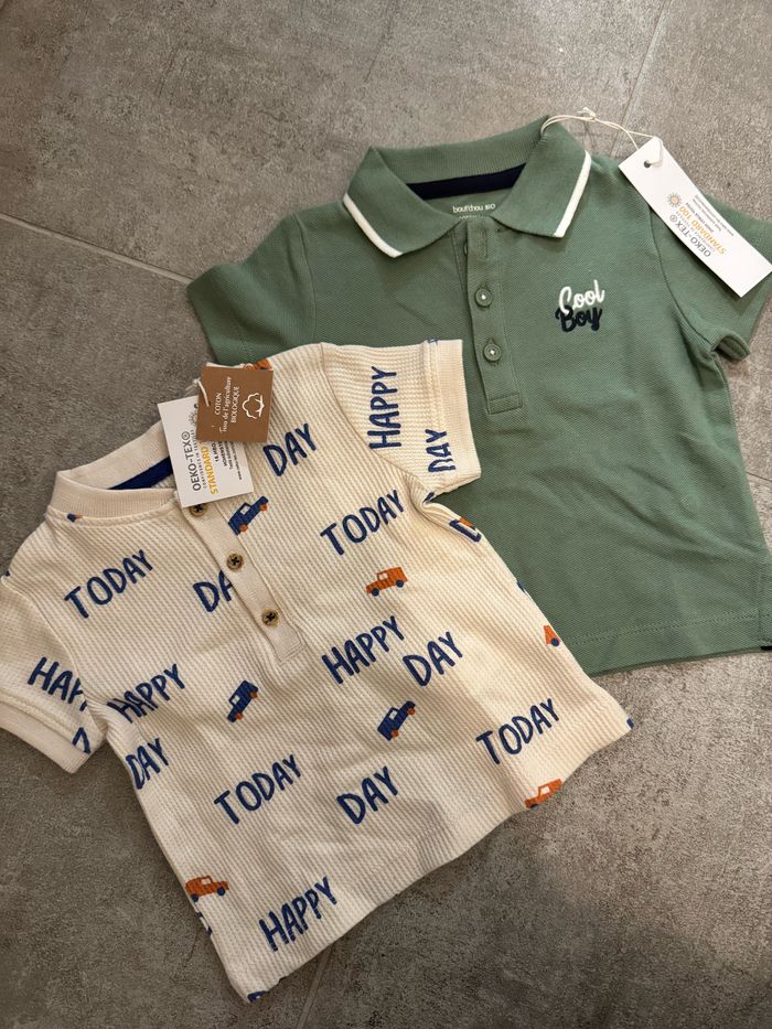 Lot tee shirt polo bébé
