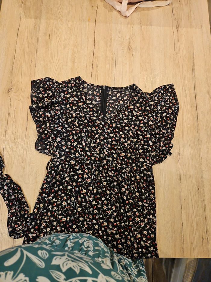 Robe longue fleurie