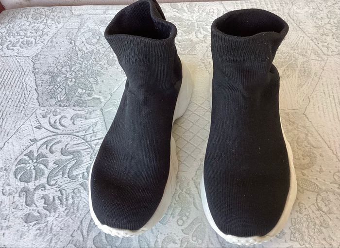 Baskets hautes en mailles 36