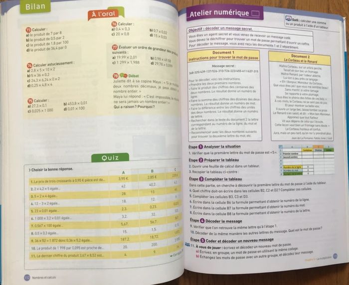 Maths 6ème Kwyk - Livre de l’élève - Hachette - photo numéro 2
