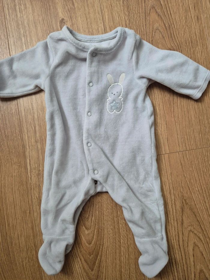 Pyjama velours lapins