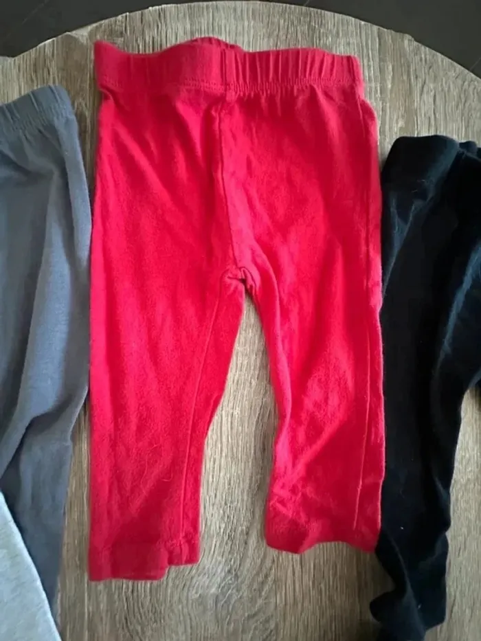 Lot 7 leggings fille 6 mois - photo numéro 8