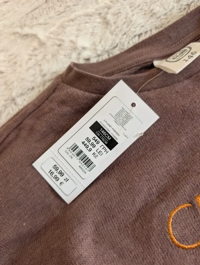 Sweatshirt marron. Neuf - photo numéro 3