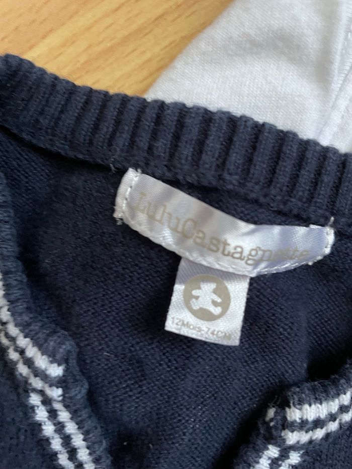 T-shirt ML et pull sans manche 12 mois - photo numéro 2