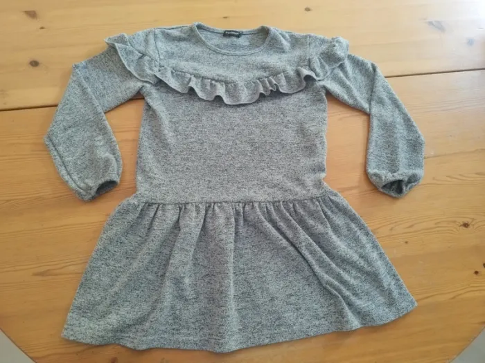 Robe gris chiné
