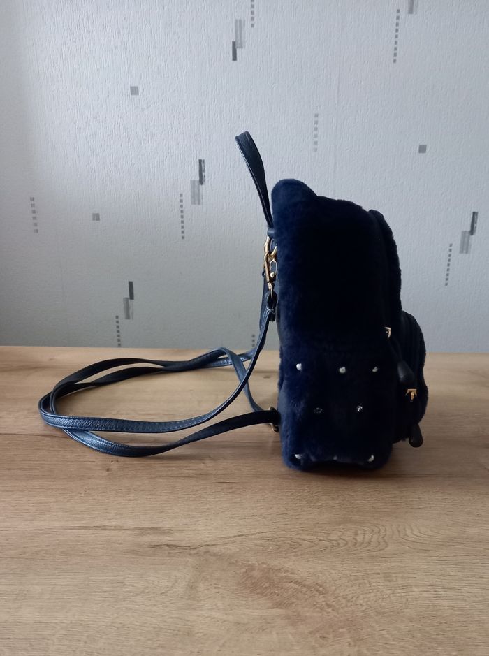 Sac à dos " matière peluche " - photo numéro 3