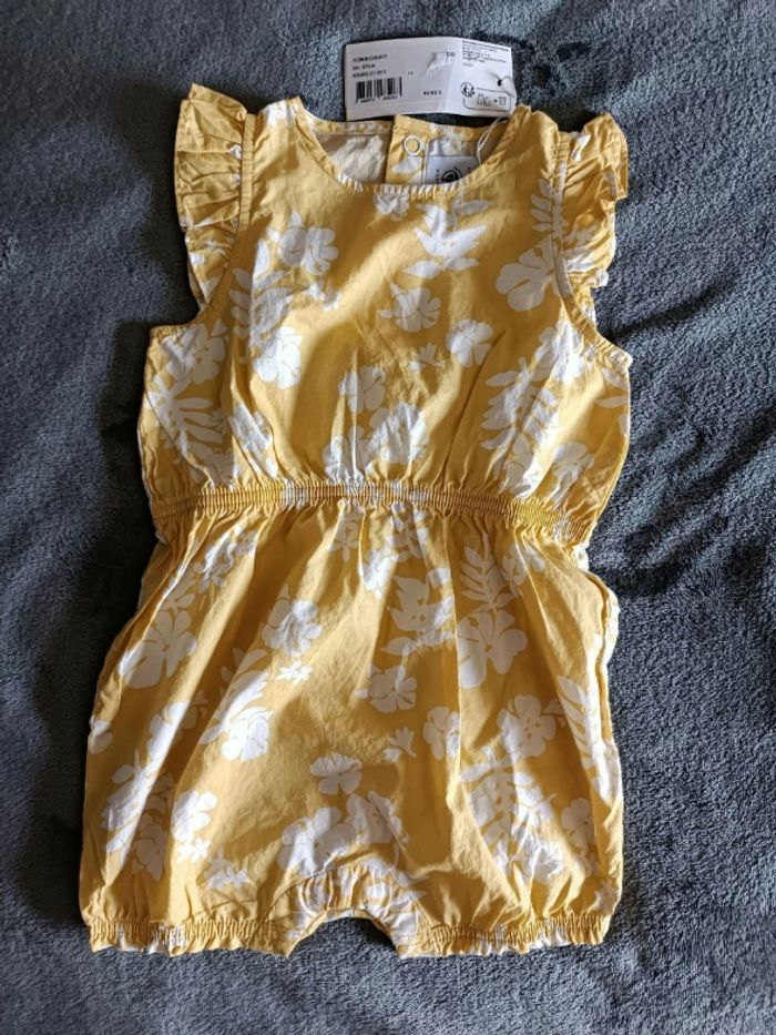 Combishort Petit Bateau neuve bébé fille