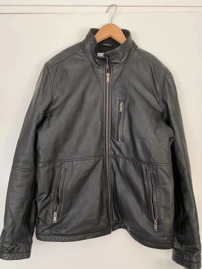 Blouson cuir homme