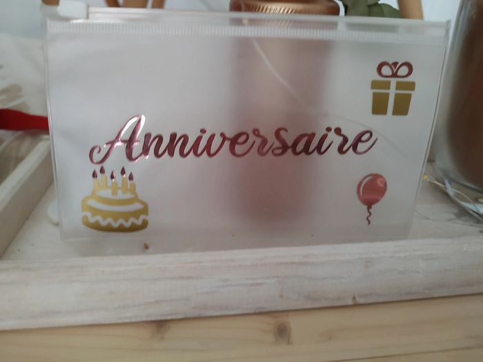 Porte-monnaie enveloppe budgétaire" Anniversaire"