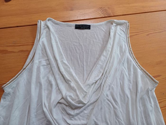 Tunique blanche col bénitier - photo numéro 2