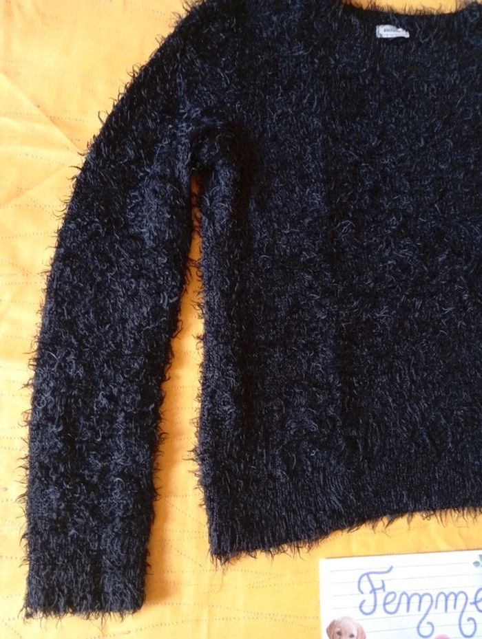 Pull noir en Jersey Pimkie S - photo numéro 4