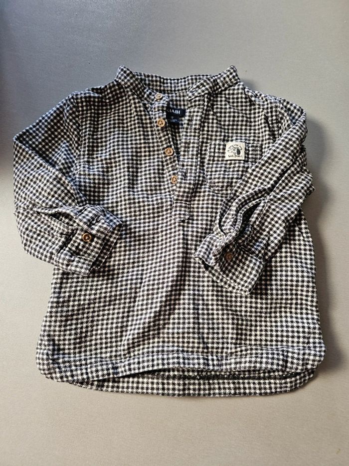 Chemise à carreau kiabi