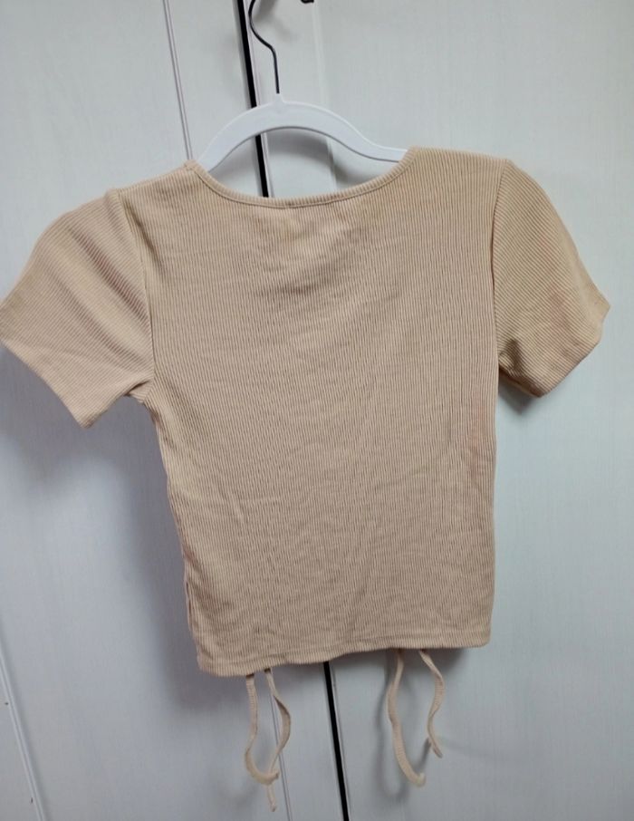 T-shirt  côtelé resserrable - photo numéro 3