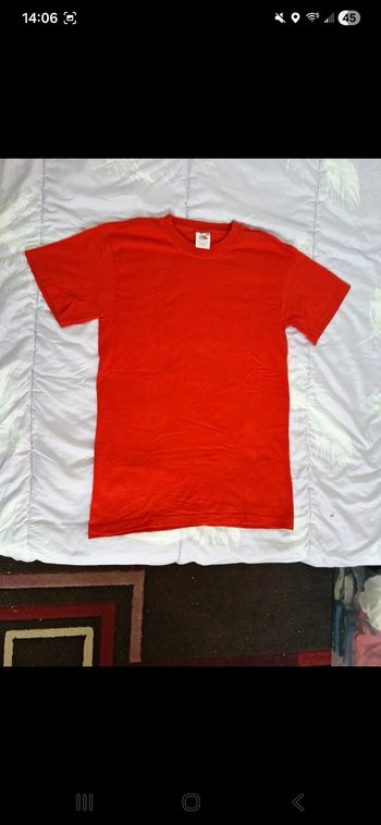 T-shirt rouge 