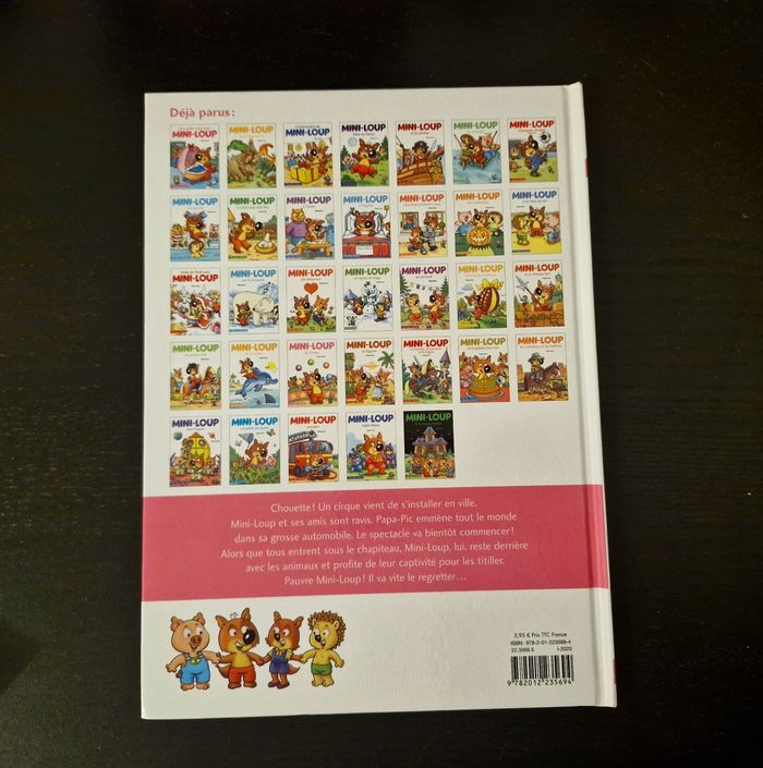 Livre - Mini Loup au cirque - photo numéro 2