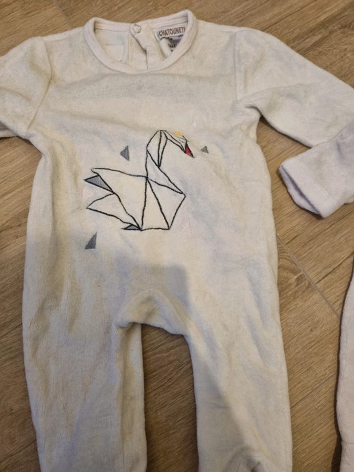Lot de 2 pijamas velours - photo numéro 3