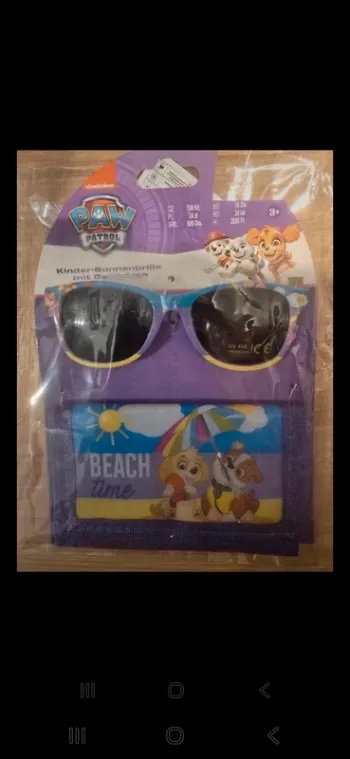 Lunette de soleil Stella paw patrol +porte monaie neuf