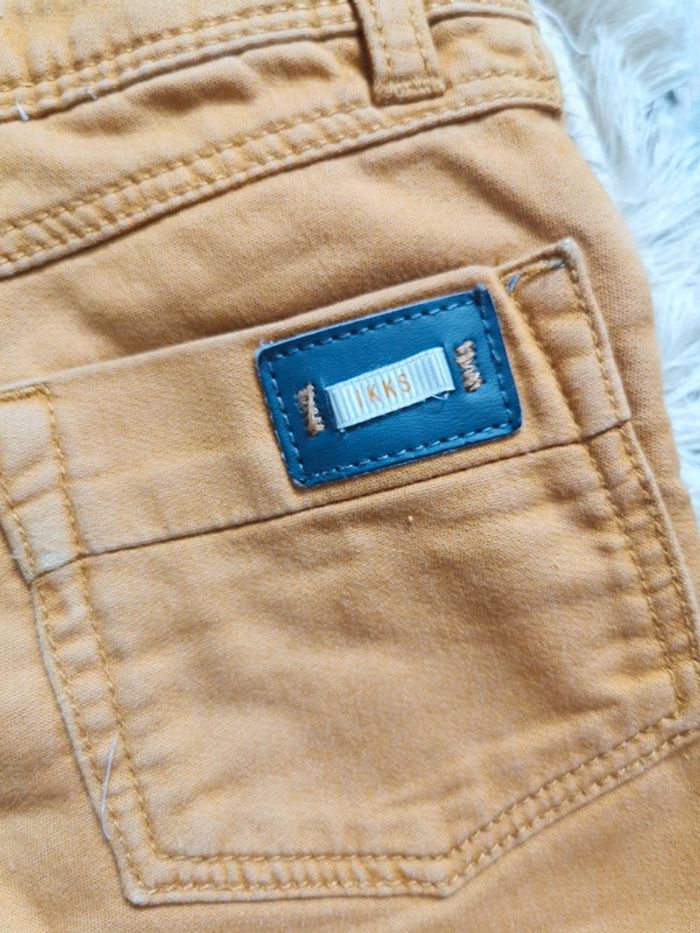 🌺Pantalon Ikks 24mois moutarde bébé garçon - photo numéro 2