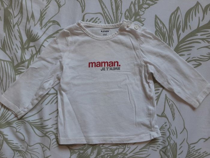 Tee-shirt manche longue 6mois