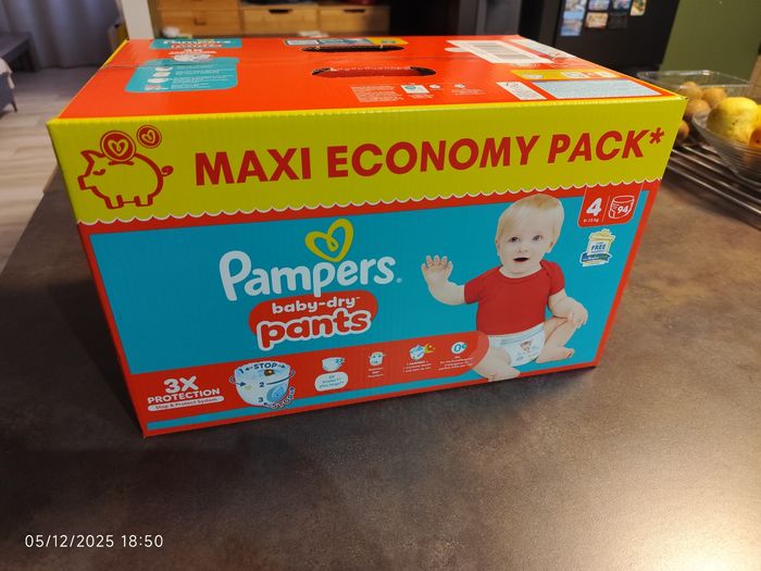 Pampers pants T4 carton de 94 couches