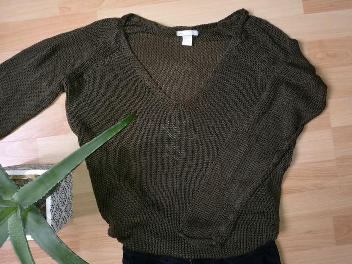 Pull kaki h&m