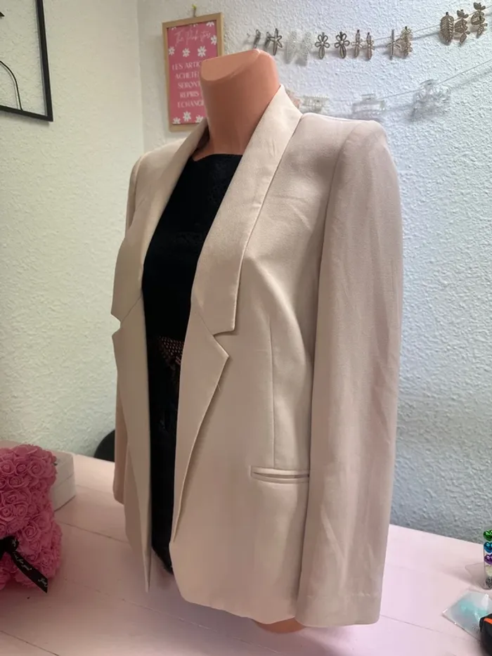 Blazer beige promod taille L