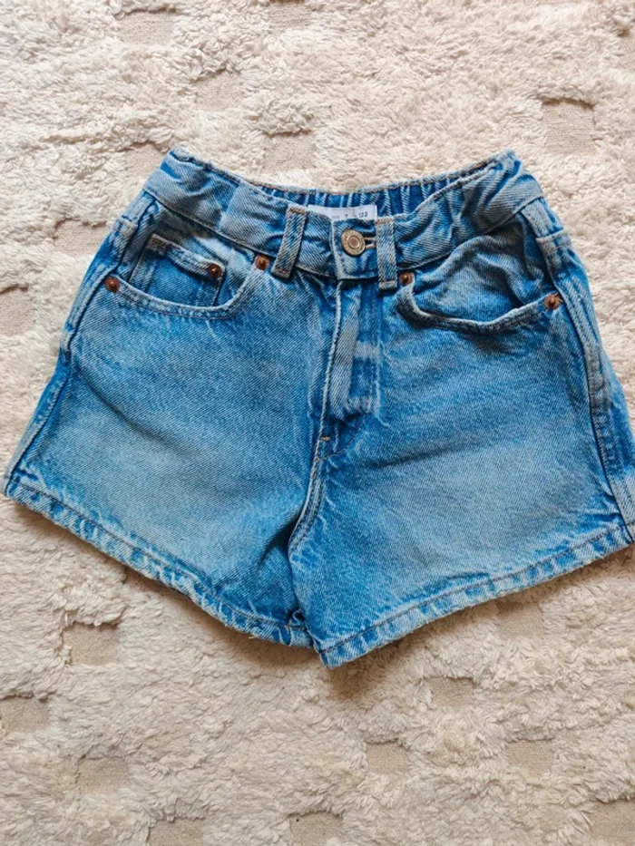 Short denim Zara fille 7 ans