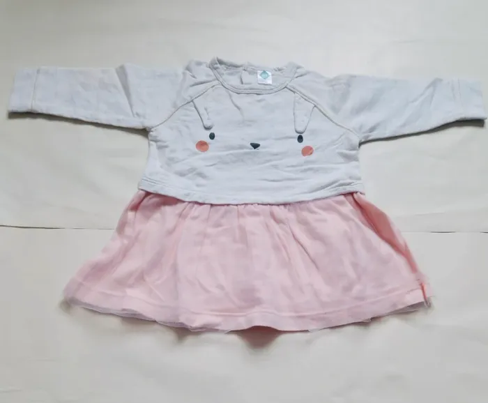 Lot 4 robes manches longues 9 mois - photo numéro 5