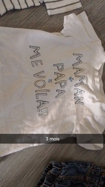 Pantalon chemise et t shirt