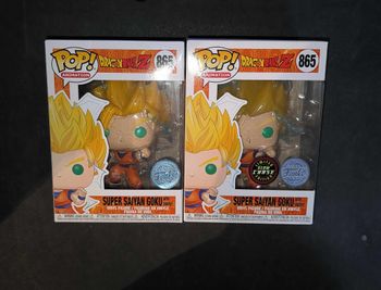 Lot 2 Funko Pop / Super Saiyan Goku N°865 / Dragon Ball Z / Spécial édition / Chase + Normal