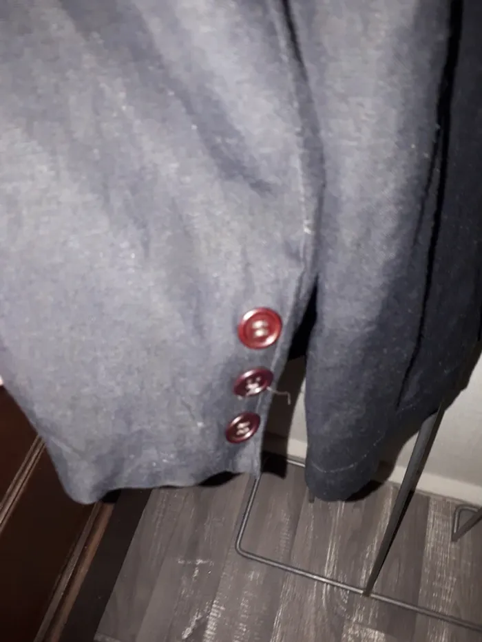 Veste lin noir 40 - photo numéro 2
