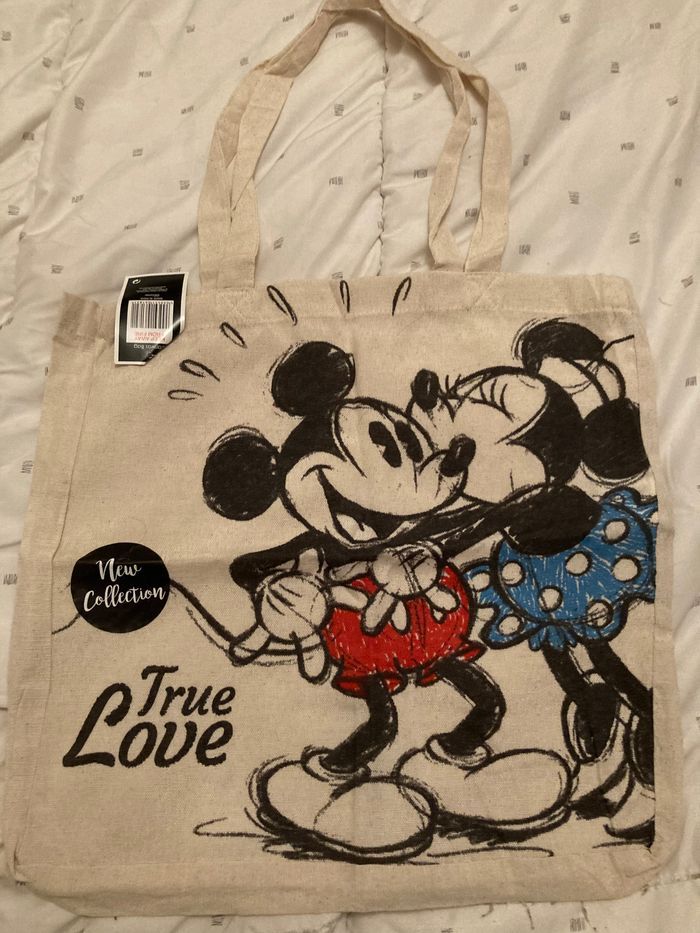 Tote bag couple Mickey et minnie