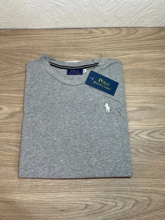 Ralph Lauren – T-shirt gris– Taille M – Neuf