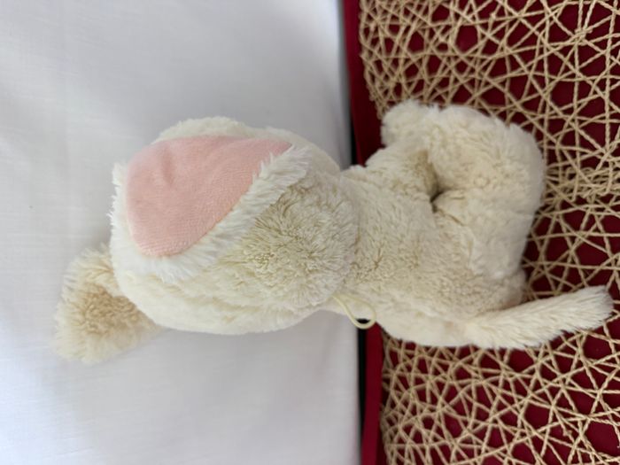 Peluche Loup chien Crème - photo numéro 7