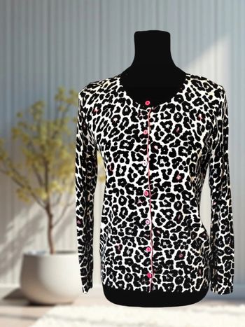 Cardigan/gilet léopard Scee By TwinSet taille S