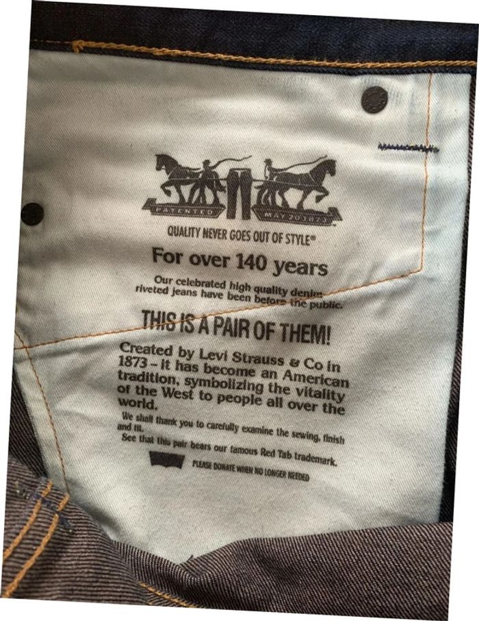 Jeans 504 homme taille M(34/34) - photo numéro 4