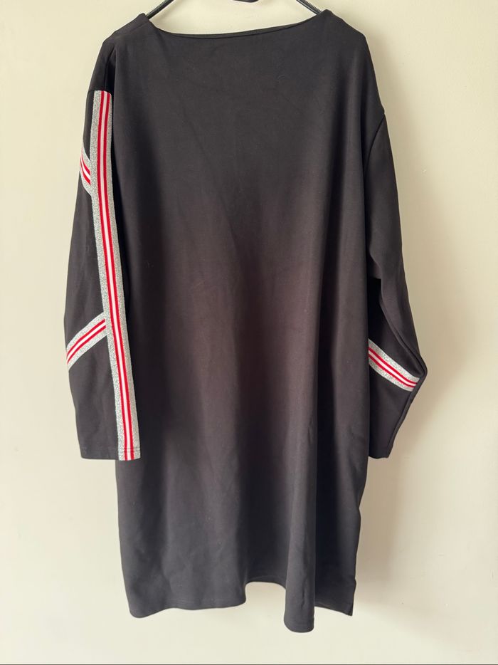 👗robe pull noir argenté - taille 56 castaluna - très bon état - photo numéro 9