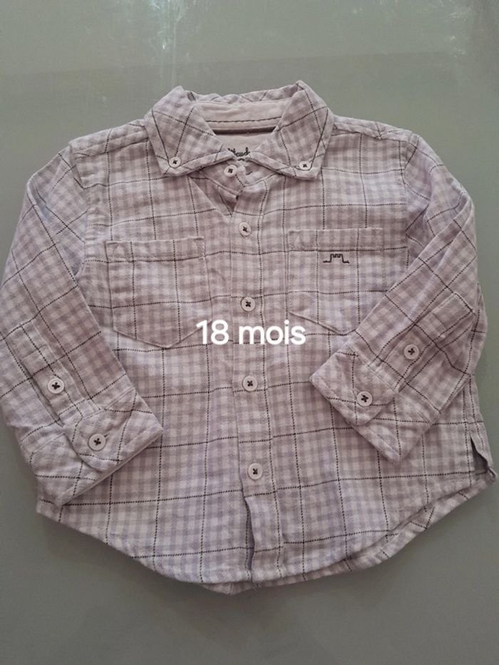 Chemise fille 18m