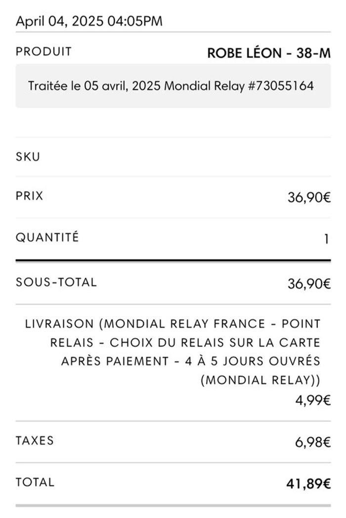 Robe Majolica taille M - photo numéro 7