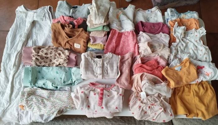 Lot de 3 mois bébé fille printemps et été