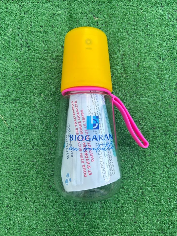Bouteille Biogaran neuve – bouchon pilulier + gobelet – 400 ml - photo numéro 2