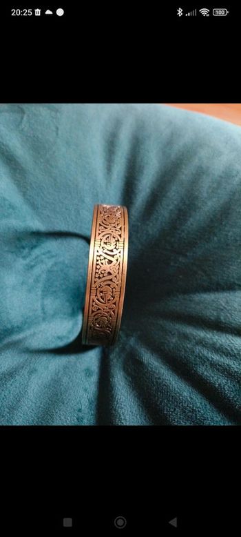 Bracelet jonc tribal magnétique