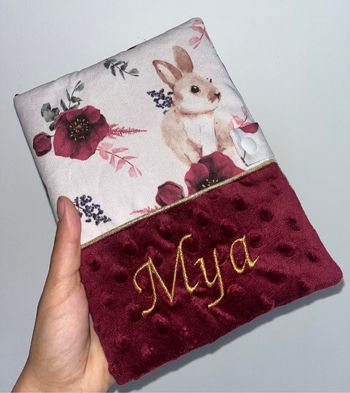 Protège carnet de santé lapin