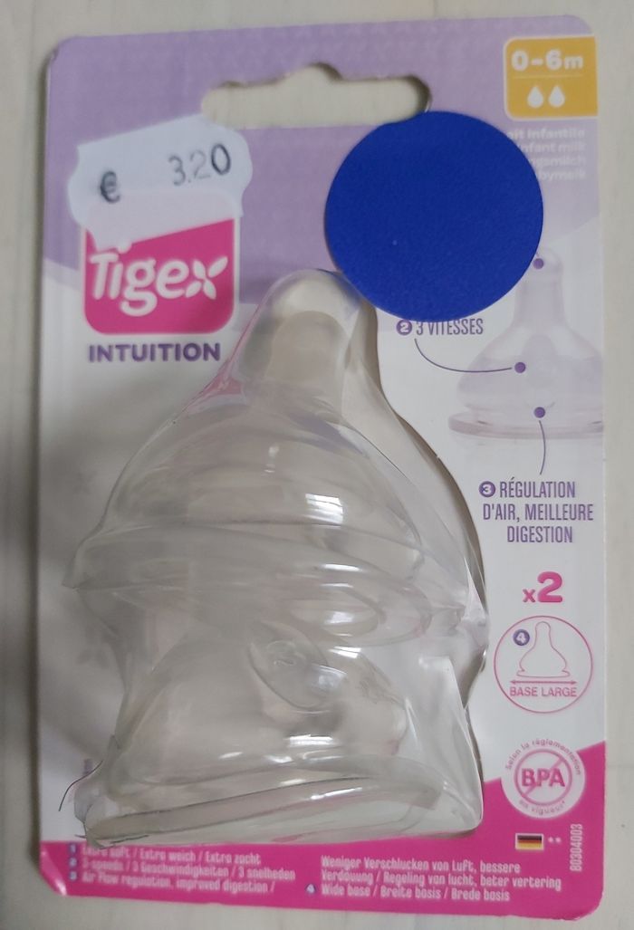 2 tétines Tigex