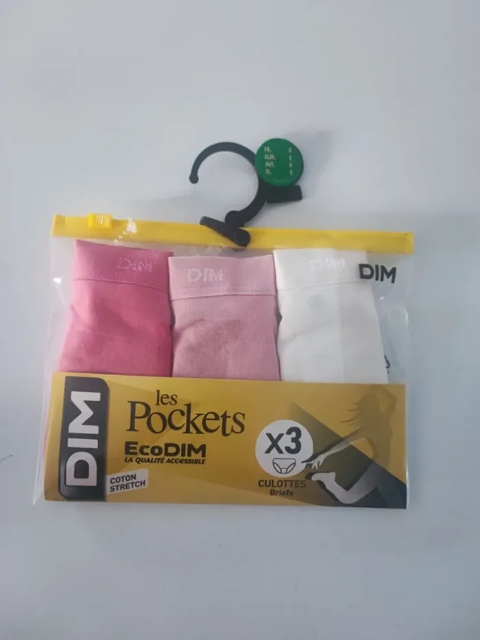 Lot de 3 culottes Dim 8 ans