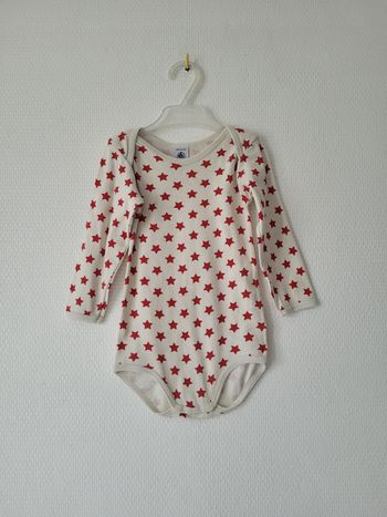 Body étoiles Petit Bateau 18 mois TBE