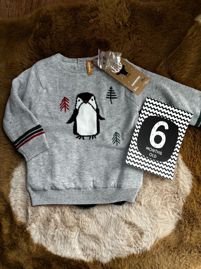 Pull gris pingouin Orchestra t.6m