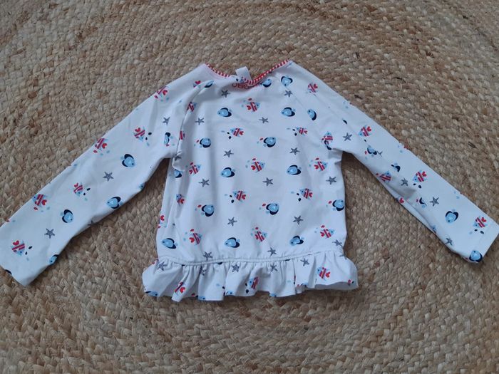 Tee shirt de bain anti UV Obaibi 18 mois - photo numéro 3