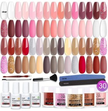 Kit dip powder 30 couleurs
